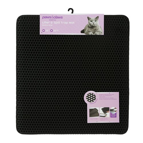 CAT LITTER TRAP MAT 58X53CM