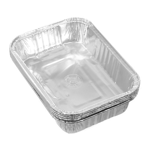 FOIL TRAY 5PK RECTANGLE