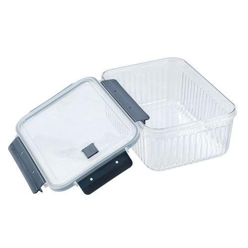 CRYSTAL RIBBED FOOD CONTAINER