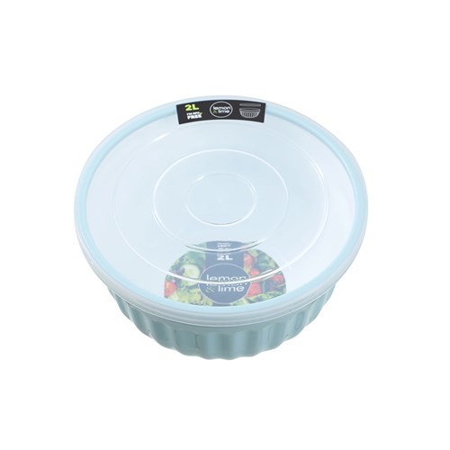 SALAD BOWL LIDDED 2L