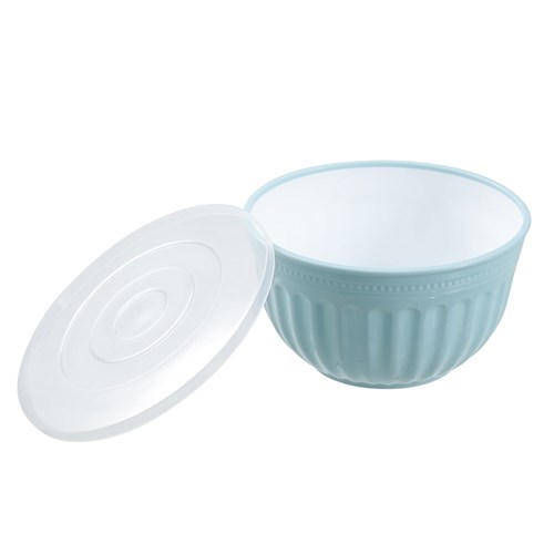 SALAD BOWL LIDDED 4.5L 3 ASSTD