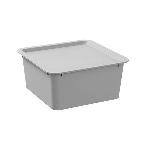 TIDY BOX LIDDED SQUARE 6L