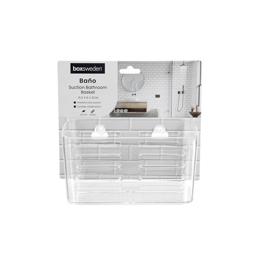 BANO SUCTION BATHROOM BASKET