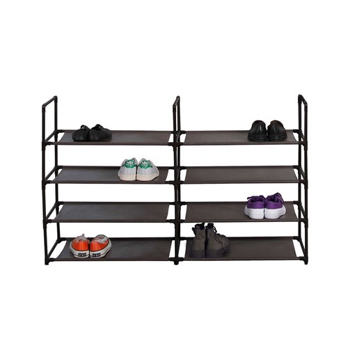SHOE RACK 4 TIER DOUBLE