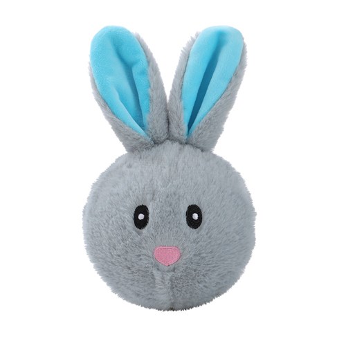 PLUSH ANIMAL SQUEAKY BALL