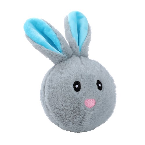 PLUSH ANIMAL SQUEAKY BALL