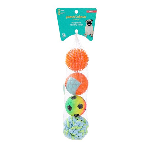 DOG MULTI BALL 4PK