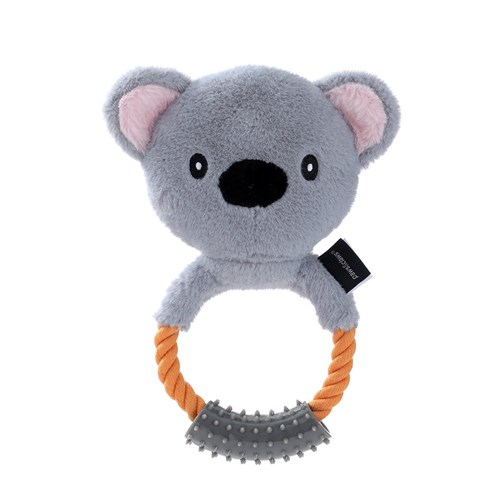 PLUSH KOALA ROPE RING TUGGER