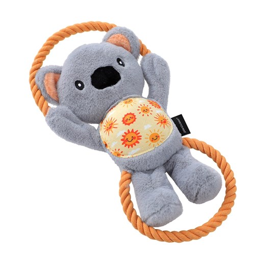 PLUSH KOALA DOUBLE ROPE TUGGER