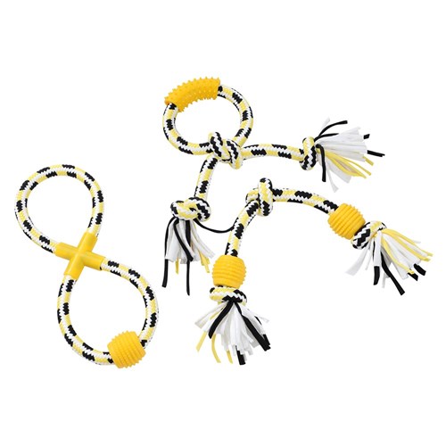 ROPE & RUBBER TUGGERS 3 ASSTD