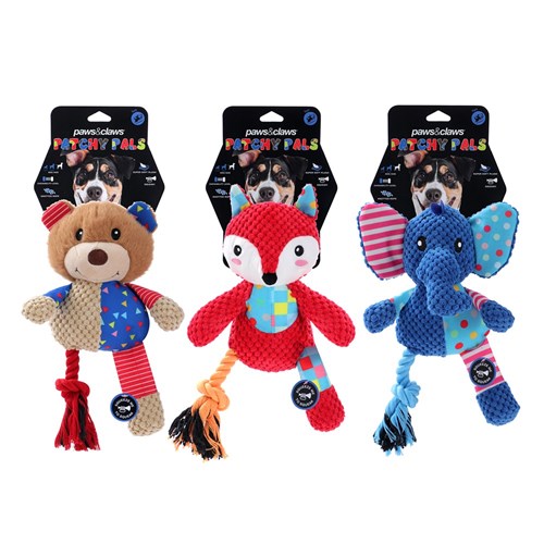 PATCHWORK PLUSH ANIMALS
