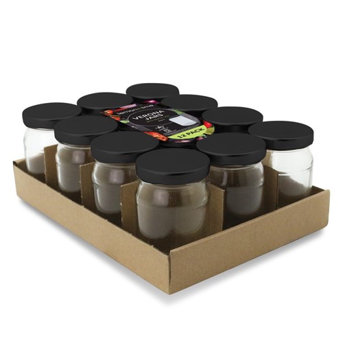 VERONA GLASS JAR 12PK 150ML