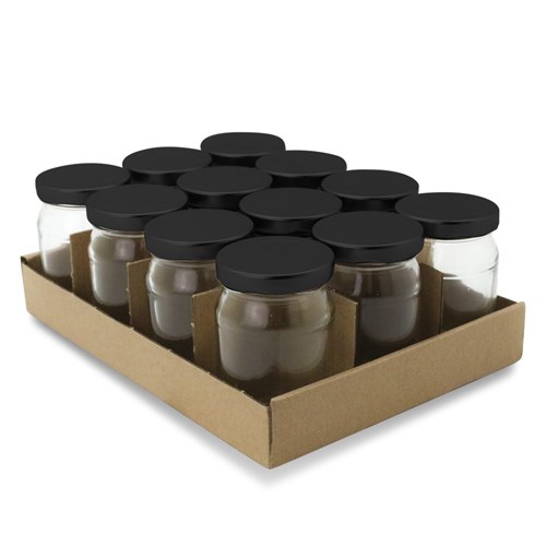 VERONA GLASS JAR 12PK 150ML