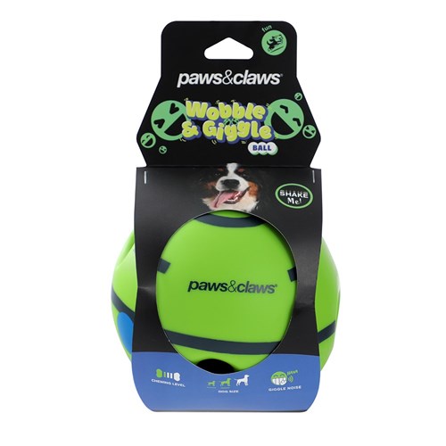 GIGGLE WOBBLE DOG BALL