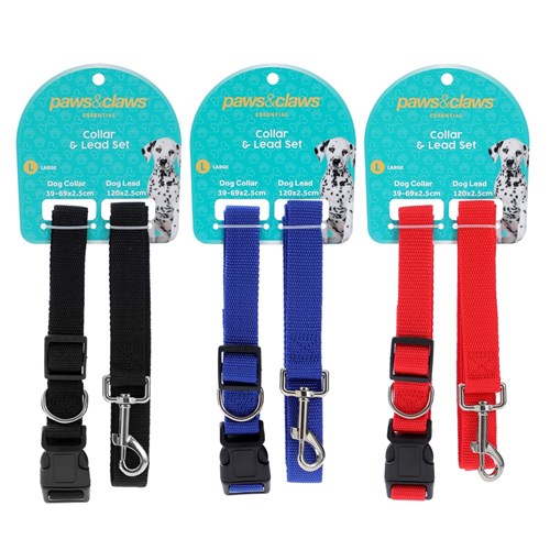 ESSENTIALS COLLAR & LEAD SET