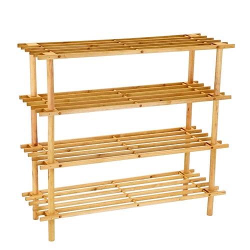 SHOE RACK 4 TIER 74X26X70CM