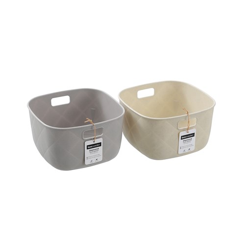 DIAMOND QUILT BASKET