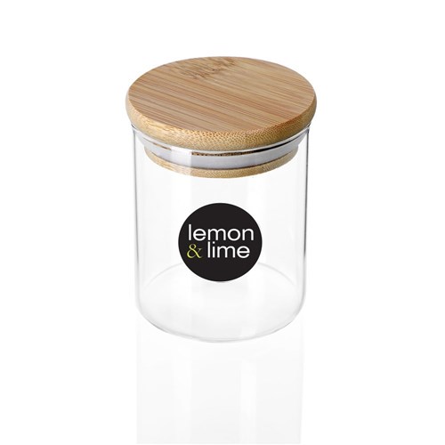 CAMDEN GLASS JAR BAMBOO LID