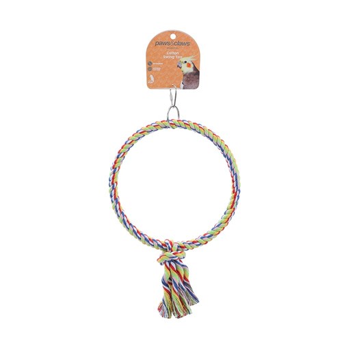 COTTON SWING BIRD TOY