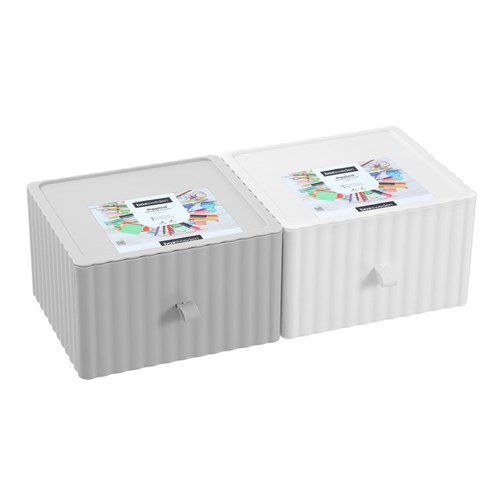 RIPPLED STACKING DRAWER