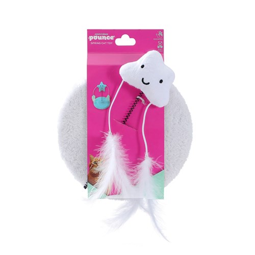 POUNCE PLUSH SPRING CAT TOY
