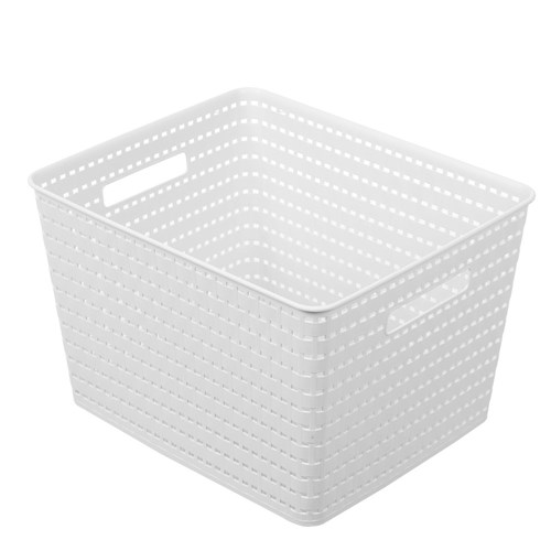 WOVEN BASKET 35X29X22CM