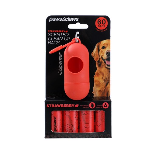 SCENTED POOP BAGS & DISPENSER