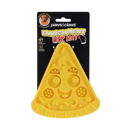 RUBBER FOOD LICK MAT 2 ASSTD