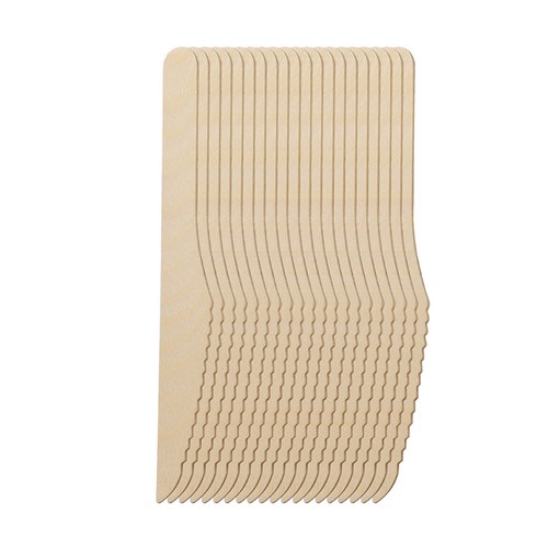ECO WOODEN KNIVES 16.5CM 20PK