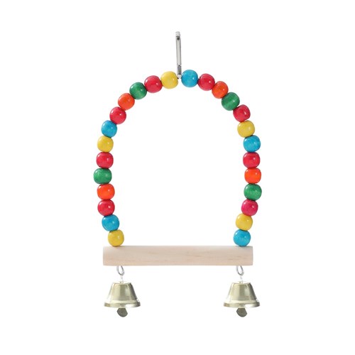 BIRD SWING WITH BELLS & BEADS