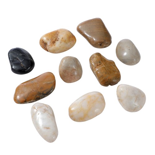 LARGE BROWN DECORATIVE STONES