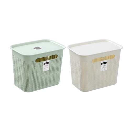 KOI LIDDED STORAGE BASKET 6.5L