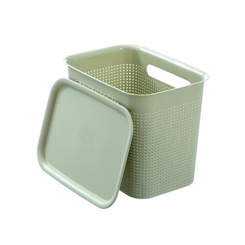 KOI LIDDED STORAGE BASKET 6.5L