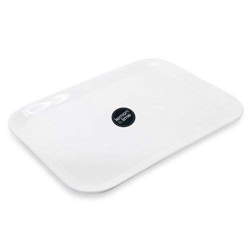 MELAMINE SERVING TRAY WHITE