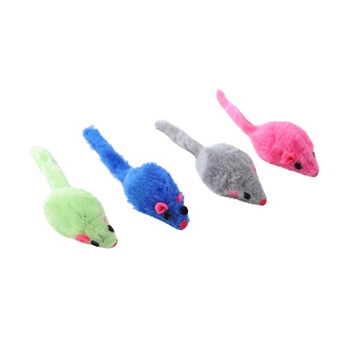 POUNCE COLOURFUL MICE 12PK
