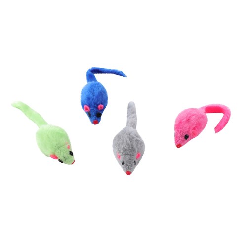 POUNCE COLOURFUL MICE 12PK