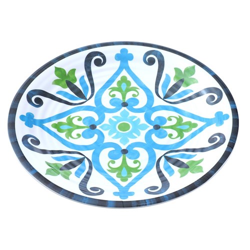 MOROCCAN MELAMINE DINNER PLATE
