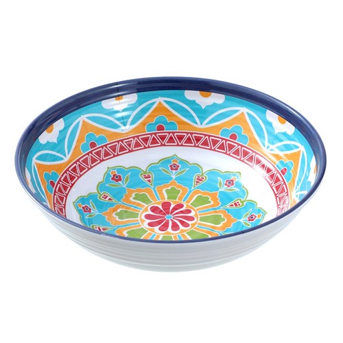 MOROCCAN  MELAMINE SALAD BOWL