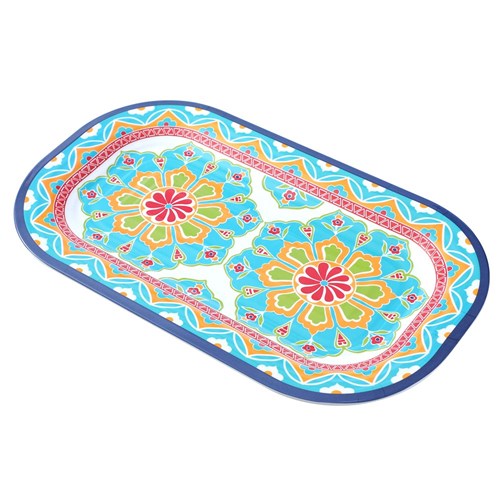 MOROCCAN MELAMINE OVAL PLATTER