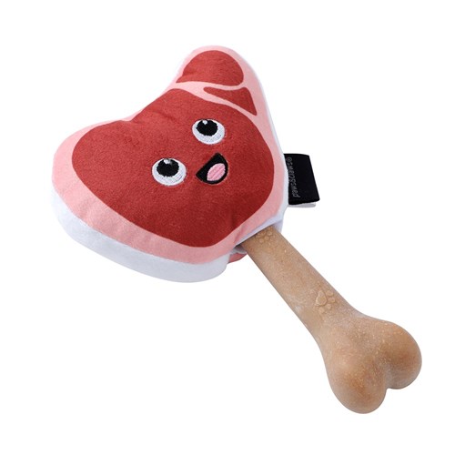 P&C 2-IN-1 DOG TOY PLUSH &