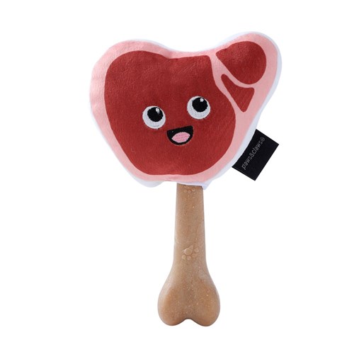 P&C 2-IN-1 DOG TOY PLUSH &