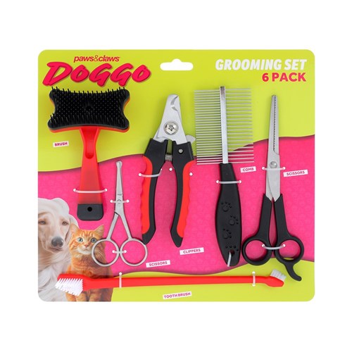 GROOMING 6PK CLIPPERS 17CM