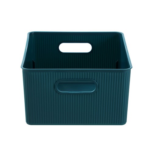 RIBBED STORAGE BASKET 16L