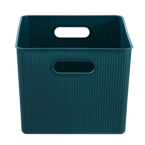 RIBBED STORAGE BASKET 24L