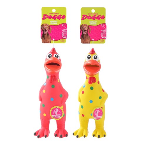 DOGGO SQUEAKY CHICKEN TOY