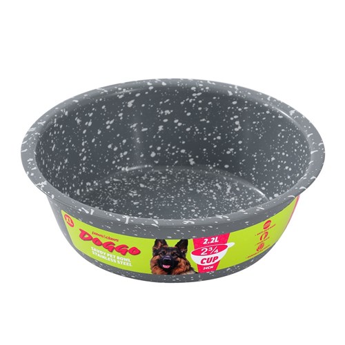 DOGGO SAVOY S/STEEL PET BOWL