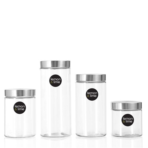 ALTO GLASS JAR S/STEEL LID