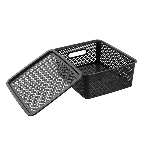 MEDALLION BASKET WITH LID