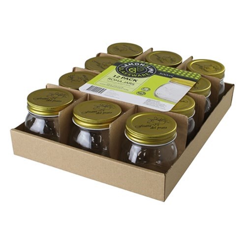 ROMA GLASS CONSERVE JARS