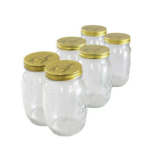 ROMA GLASS CONSERVE JARS